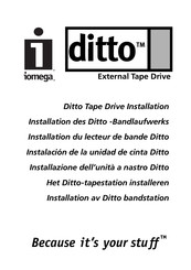 Iomega ditto Manual De Instrucciones