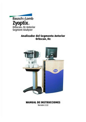 Bausch & Lomb Zyoptix Orbscan IIz Manual De Instrucciones