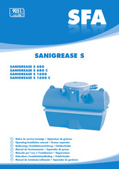 SFA SANIGREASE S 680 Manual De Funcionamento