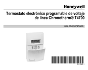 Honeywell Chronotherm T4700 Guia Del Propietario