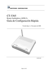 TELEFONICA CT-5365 Guía De Configuración Rápida