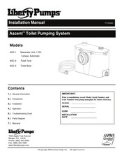 Liberty Pumps Ascent ASC-3 Manual De Instalación
