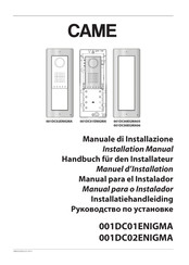 CAME 001DC01ENIGMA Manual Para El Instalador