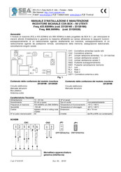 SEA 23120165 Manual De Instalacion Y Manutencion