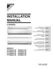 Daikin RYN60LV1B Manual De Instalación