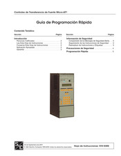 S&C Micro-AT 515 Guía De Programación Rápida