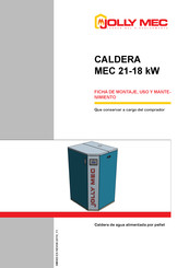 Jolly Mec MEC 21-18 kW Ficha De Montaje, Uso Y Mantenimiento