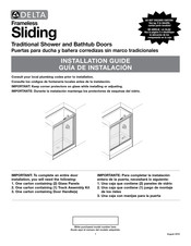 Delta Frameless Sliding Guia De Instalacion