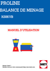 Proline KS8KVB Manual De Instrucciones