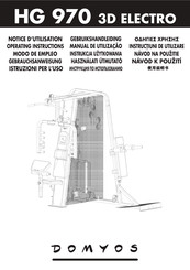 Domyos HG 970 3D ELECTRO Modo De Empleo