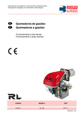 Riello Burners RL 190 Instrucciones De Instalación, Funcionamiento Y Mantenimiento