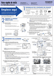 Olympus C-725 Ultra Zoom Guía Rápida De Inicio