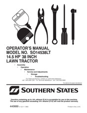 Southern States SO14538LT Manual Del Usuario