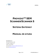 BRUIN BIOMETRICS PROVIZIO SEM Scanner Manual De Ayuda