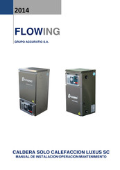 FLOWING LUXUS SC/60 Manual De Instalacion/Operacion/Mantenimiento