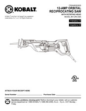 Kobalt K12RS-06A Manual Del Usuario