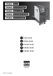 GYS TRIMIG 300-4S Manual Del Usuario