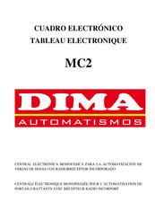 Dima Automatismos MC2 Manual Del Usuario