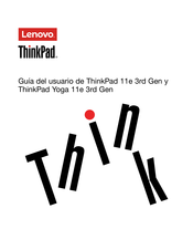 Lenovo ThinkPad 11e 3rd Gen Guia Del Usuario