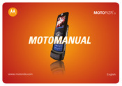 Motorola MOTORIZR Z3 Manual Del Usuario