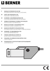 Berner BDIAW 3420-300 Manual De Usuario Y De Seguridad