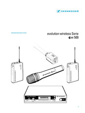 Sennheiser evolution wireless Serie Instrucciones Para El Uso