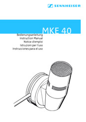 Sennheiser MKE 40-ew Instrucciones Para El Uso