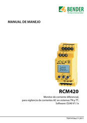 Bender RCM420 Manual De Manejo