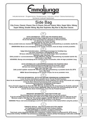 Emmaljunga Side Bag Manual De Instrucciones