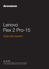 Lenovo Flex 2 Pro-15 Guia Del Usuario