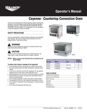 Vollrath COA8004 Manual Del Operador