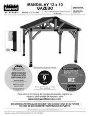 Backyard Discovery MANDALAY 12 x 10 GAZEBO Manual Del Propietário