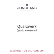 Junghans Quarzwerk Manual De Instrucciones