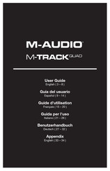 M-Audio M-Track Quad Guia Del Usuario