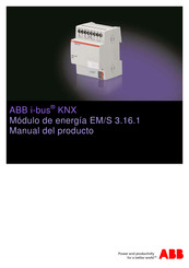 ABB ABB i-bus KNX EM/S 3.16.1 Manual Del Producto
