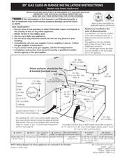 Frigidaire FFGS3025LS Instrucciones De Instalación