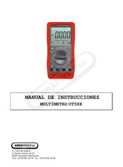 ABRATOOLS UT58E Manual De Instrucciones