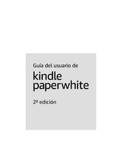 Kindle Paperwhite Guía De Usuario