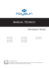 Kaysun KPC-105 DVN11 Manual Tecnico