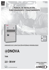 Lennox EMEA @DNOVA THND/U 200 Manual De Instalación, Funcionamiento Y Mantenimiento