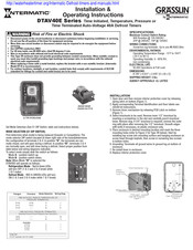 Intermatic Grasslin DTAV40E Serie Instrucciones De Instalación Y Funcionamiento