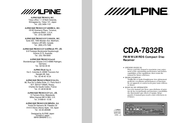 Alpine CDA-7832R Manual De Operación