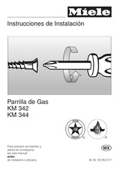 Miele KM 344 Instrucciones De Instalación