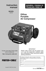 Porter Cable C3151 Manual De Instrucciones