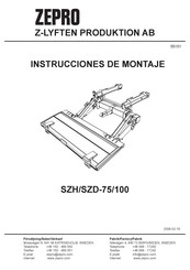 Zepro SZD-132 Instrucciones De Montaje