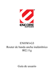 Encore electronics ENHWI-G3 Guía De Usuario