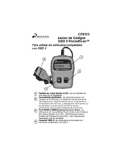 Actron PocketScan OBD II CP9125 Manual De Instrucciones