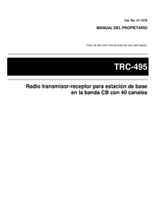 RadioShack TRC-495 Manual Del Propietário