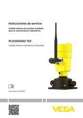 Vega PLICSRADIO T62 Instrucciones De Servicio