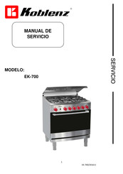 Koblenz EK-700 Manual De Servicio